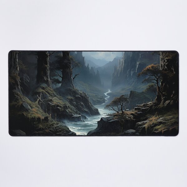 Item preview, Dark Fantasy Landscape - Moonlit Mire designed and sold by Fantasy Masterpiece.