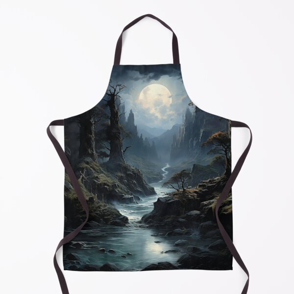 Item preview, Dark Fantasy Landscape - Moonlit Mire designed and sold by Fantasy Masterpiece.
