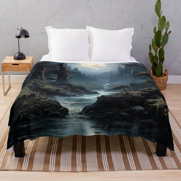 Item preview, Dark Fantasy Landscape - Moonlit Mire designed and sold by Fantasy Masterpiece.