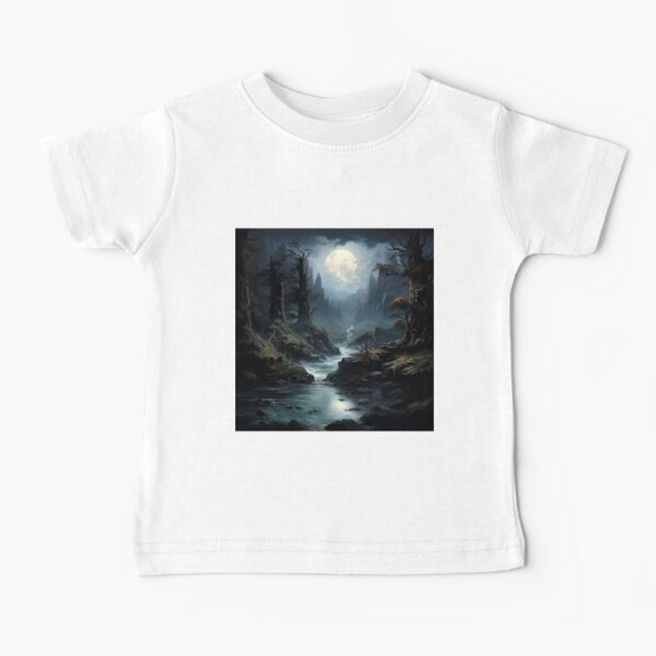 Item preview, Dark Fantasy Landscape - Moonlit Mire designed and sold by Fantasy Masterpiece.