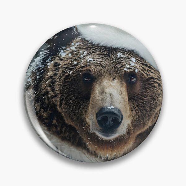 Item preview, grizzly bear dressed in a santa claus outfit designed and sold by dcrc.