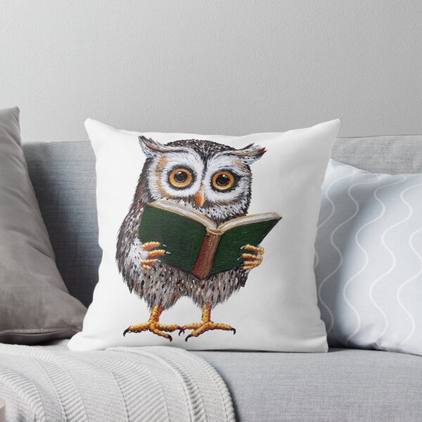 Item preview,  Owl reading a book designed and sold by Tiffany Roy.