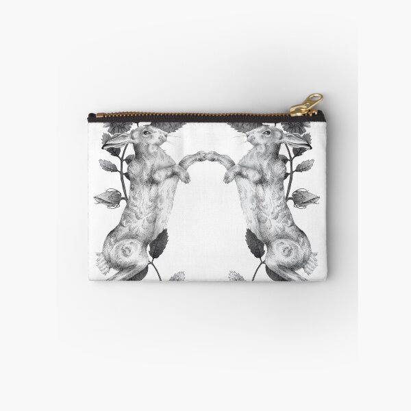 Item preview, Boxing Hares Hand Drawn Illustration designed and sold by FrankieStrange.