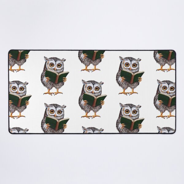 Item preview, Owl reading a book designed and sold by Tiffany Roy.