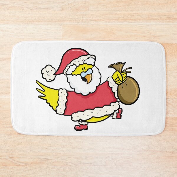 Item preview, Ho ho ho! Budgie Santa Claus is Ready to Bring You some Millet!  designed and sold by HalloMolly.
