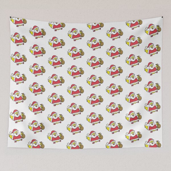 Item preview, Ho ho ho! Budgie Santa Claus is Ready to Bring You some Millet!  designed and sold by HalloMolly.