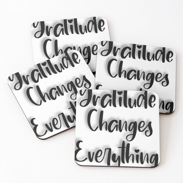 Item preview, The Motivational quotes: Gratitude Changes Everything designed and sold by Almasrigroup.