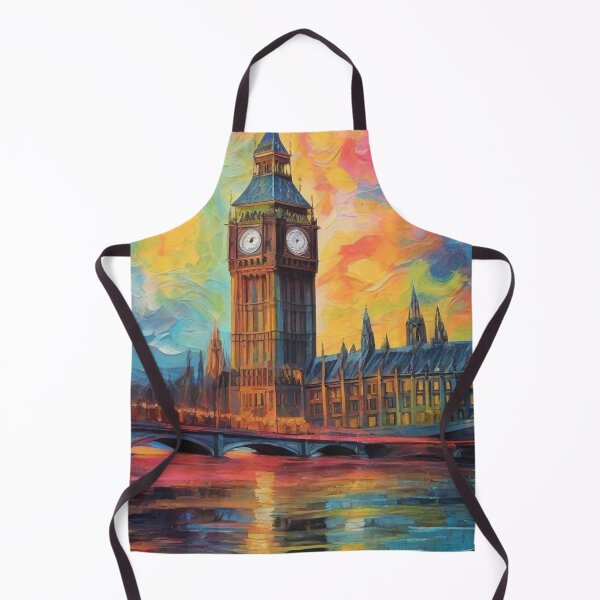Item preview, Big Ben - Neon Days - In the style of Van Gogh designed and sold by TheHappyK.