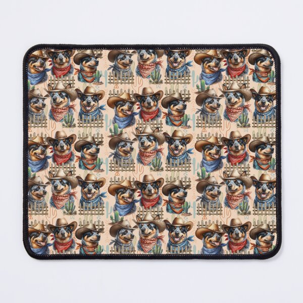 Item preview,  Australian Cattle Dog Herding Dogs in Cowboy Hats Western designed and sold by Animals-on-me.