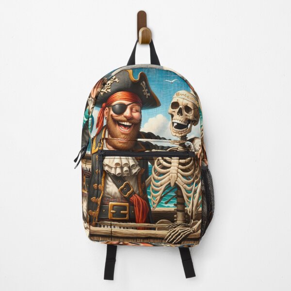Item preview, Jovial Pirate & Bony Mate, Ocean Adventure designed and sold by inkArtistryfine.