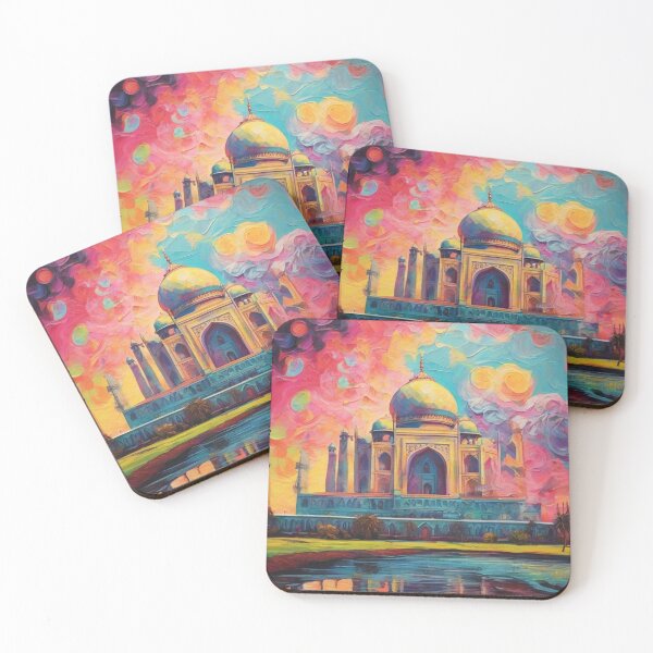 Item preview, Taj Mahal - Neon Days - in the style of Van Gogh designed and sold by TheHappyK.