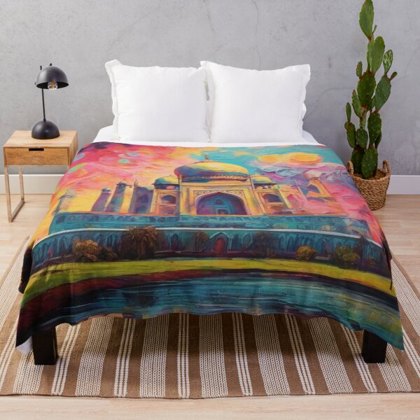 Item preview, Taj Mahal - Neon Days - in the style of Van Gogh designed and sold by TheHappyK.