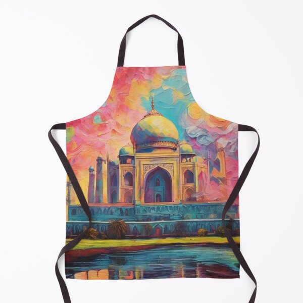 Item preview, Taj Mahal - Neon Days - in the style of Van Gogh designed and sold by TheHappyK.