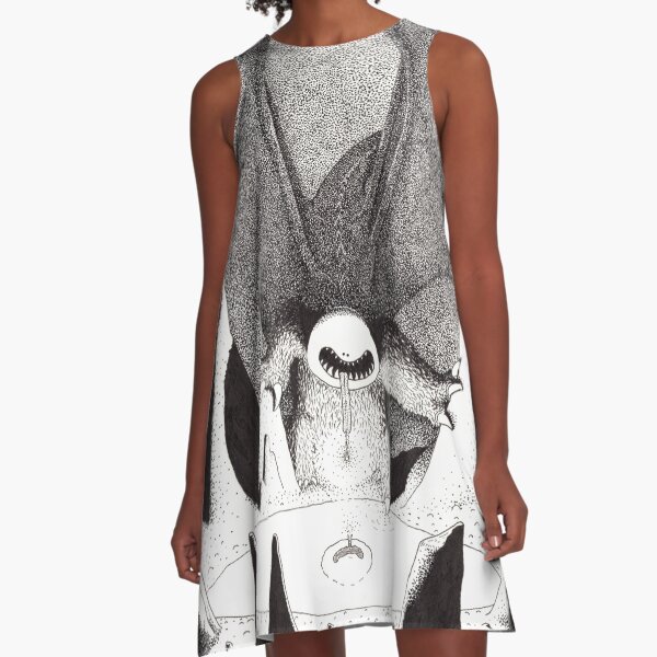 Cave Pool A-Line Dress