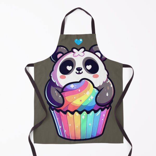 Artikelvorschau, Enchanted Panda Pupcake: Skurriler Regenbogen-Süßwarengenuss entworfen und verkauft von chadwickie.