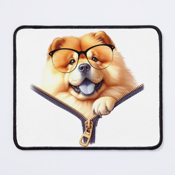 Item preview, Chow Chow Peeking Out Of A Zipper designed and sold by TheAnimalZ00.