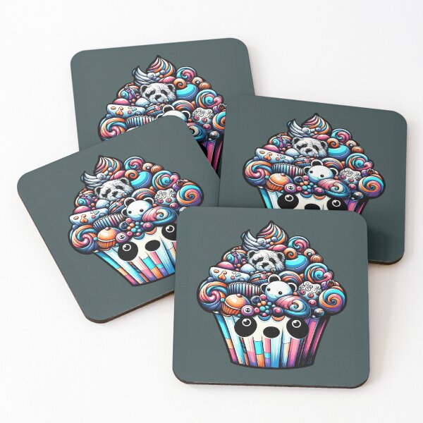 Item preview, Spectacular Sweetheart Pupcake: Dazzling Dog & Swirls Confectionery Art designed and sold by chadwickie.
