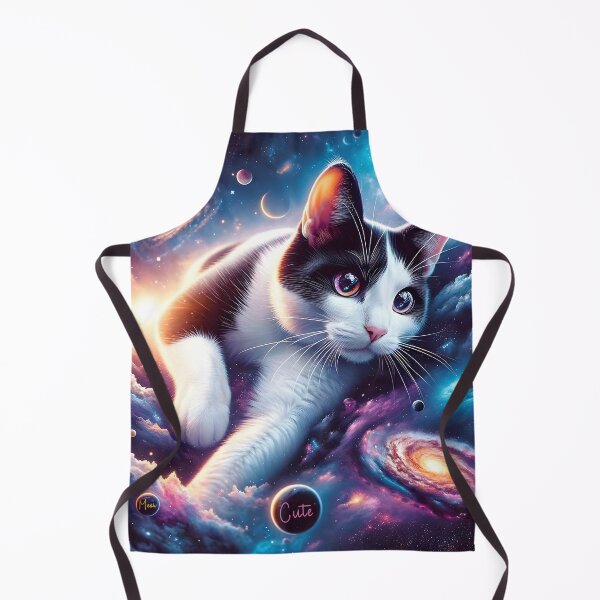 Item preview, Astral Whiskers: Galactic Adventure Cat designed and sold by inkArtistryfine.