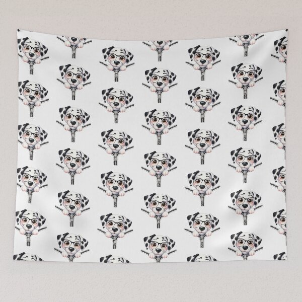 Item preview, Dalmatian Peeking Out Of A Zipper designed and sold by TheAnimalZ00.