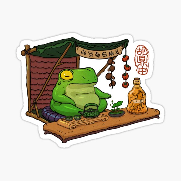 Item preview, merchant frog designed and sold by DingHuArt.