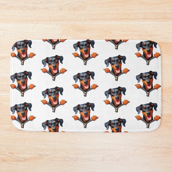 Item preview, Doberman Peeking Out Of A Zipper designed and sold by TheAnimalZ00.