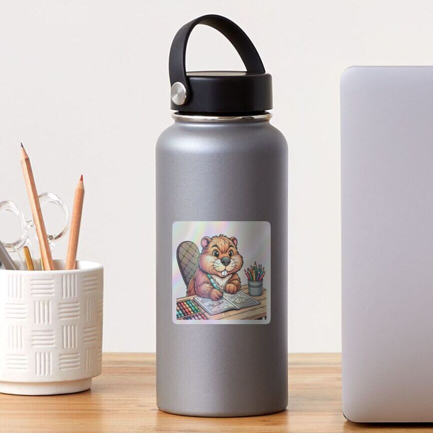 Item preview, Holographic Sticker designed and sold by TeeMugs3.