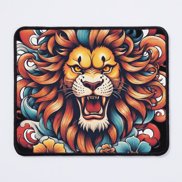 Item preview, Floral lion designed and sold by Gabriel0x.