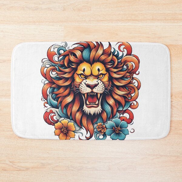 Item preview, Floral lion designed and sold by Gabriel0x.