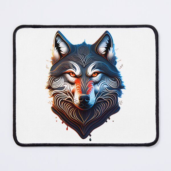 Item preview, Abstract Wolf Head designed and sold by LornaHamel.