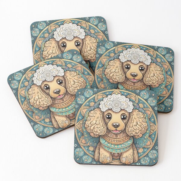 Item preview, Poodle mandala 2 designed and sold by Mandalahijo.