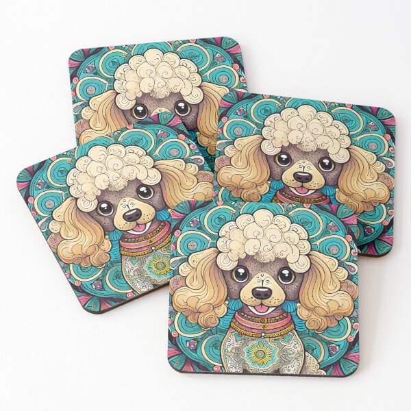 Item preview, Poodle mandala 3 designed and sold by Mandalahijo.