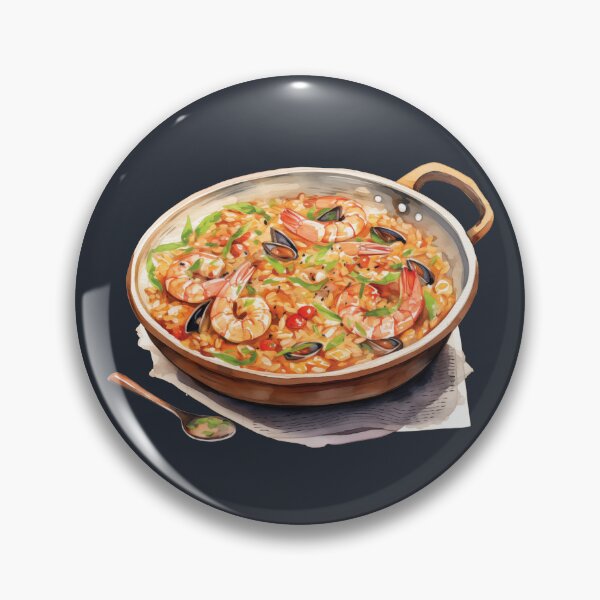 Item preview, Seafood Risotto In A Copper Pan designed and sold by Alicia Chee.