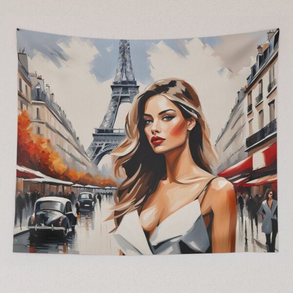 Item preview, Beautiful girl in Paris designed and sold by JackFreestone.