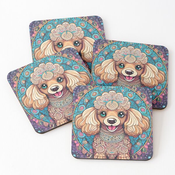 Item preview, Poodle mandala 4 designed and sold by Mandalahijo.