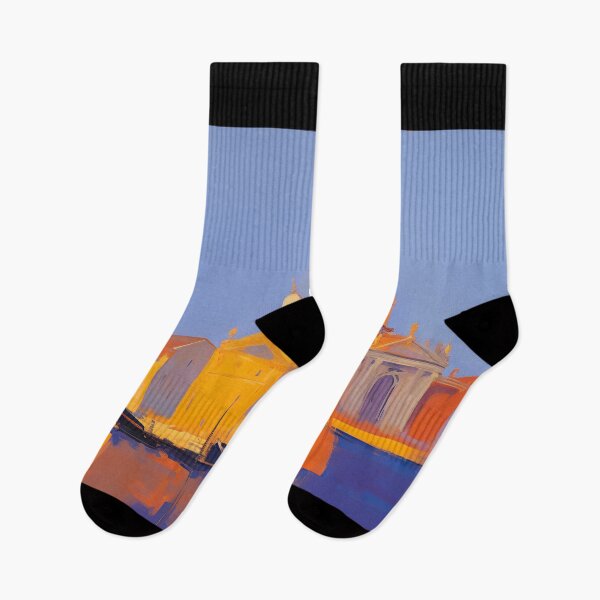 Item preview, colorful Venice view designed and sold by ururuty.