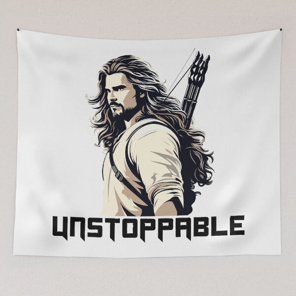 Item preview, Unstoppable Warrior Graphics - Empowering Typography for Fearless Souls designed and sold by Superbdeal.