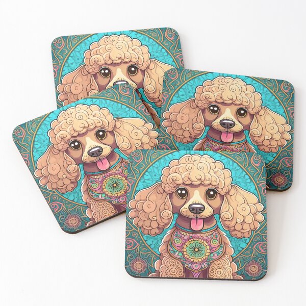 Item preview, Poodle mandala 1 designed and sold by Mandalahijo.