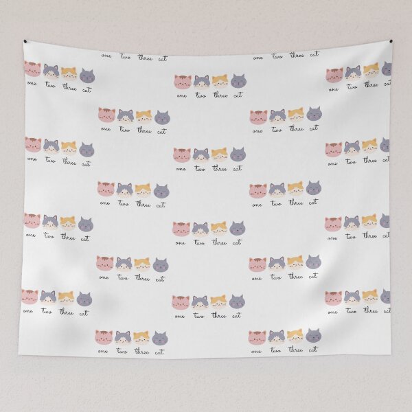 Item preview, 1 2 3 Cat designed and sold by TeeNameHut.