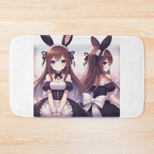 Item preview, Cute Anime Bunny girl Valentine Day wearing dress (silvergoldvisionary) designed and sold by SGVisionary.