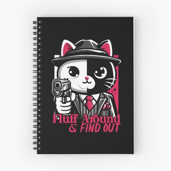 Item preview, Fluff Around and Find out Mafia Cat Funny designed and sold by euGeneral.