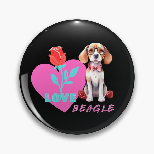 Item preview, A Dog Beagle Valentine Gift ,Clothing and Decoration, Watercolour Design designed and sold by Sitred123.