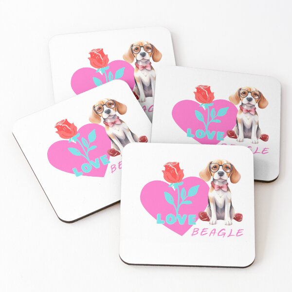 Item preview, A Dog Beagle Valentine Gift ,Clothing and Decoration, Watercolour Design designed and sold by Sitred123.
