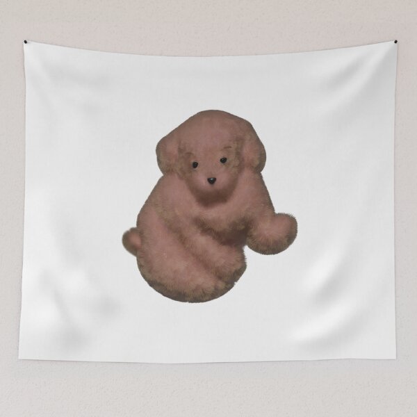 Item preview, Cuddly Puppy 3D Illustration - Light Brown & White designed and sold by OG-Graphics.