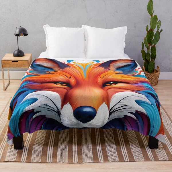 Artikelvorschau, Cute Red Fox Paint Splash entworfen und verkauft von TheArtOfPat.
