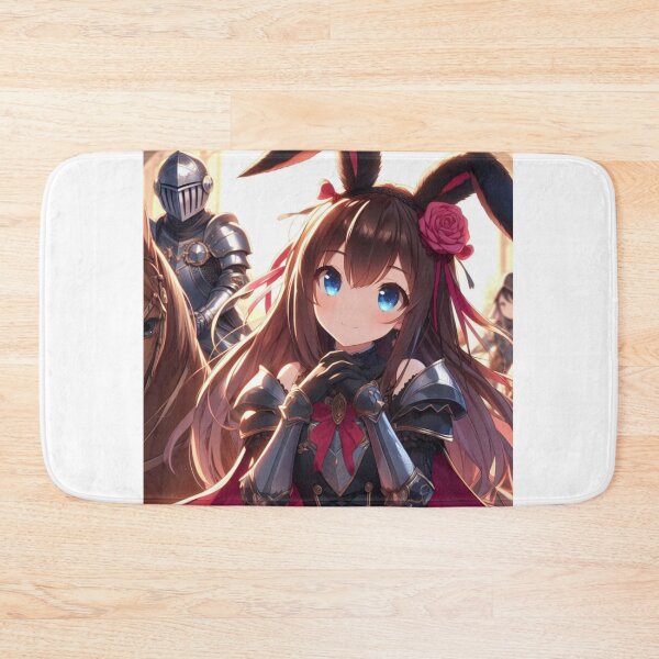 Item preview, Cute Anime Bunny knight girl valentine Day wearing armor (silvergoldvisionary) designed and sold by SGVisionary.