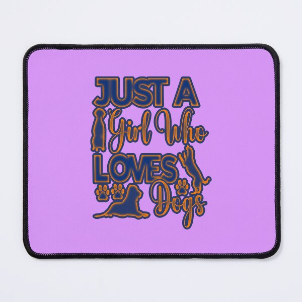 Item preview, just a girl who loves dogs funny #4 designed and sold by creativerooney.