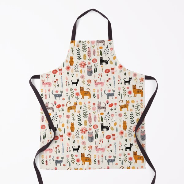 Item preview, Cat in Flowers Field designed and sold by Mikikul.