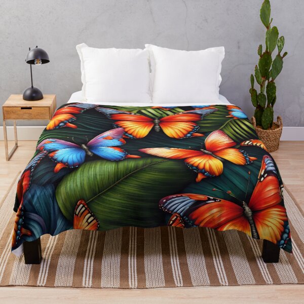 Item preview, Vibrant butterflies and plants, to make you happy. designed and sold by Kaleddis.