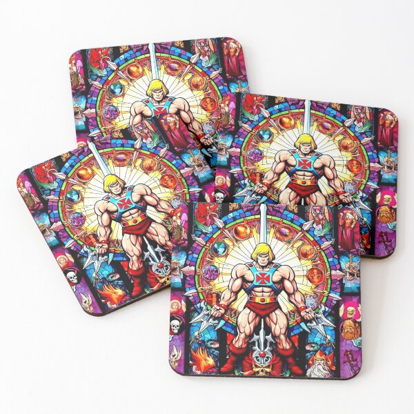 Item preview, He man Gothic Stained Glass  designed and sold by elita01.