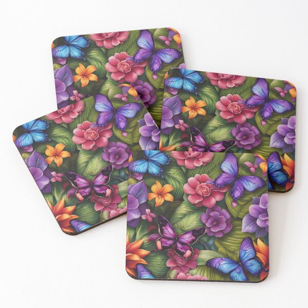 Item preview, Vibrant flowers, butterflies and plants, to bring cheer into your day. designed and sold by Kaleddis.